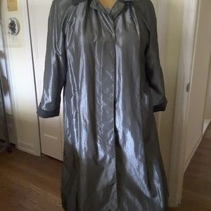 VTG JONES NEW YORK SHIMMERY DRESS EVENING COAT USA
